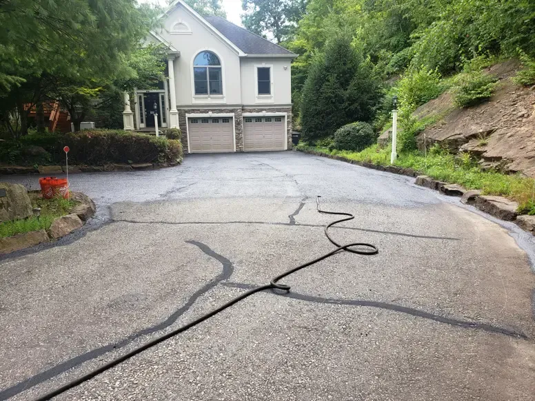 Crack Filling Service by MAC Paving and Sealcoating – Asphalt Repair and Pavement Maintenance in New Jersey.