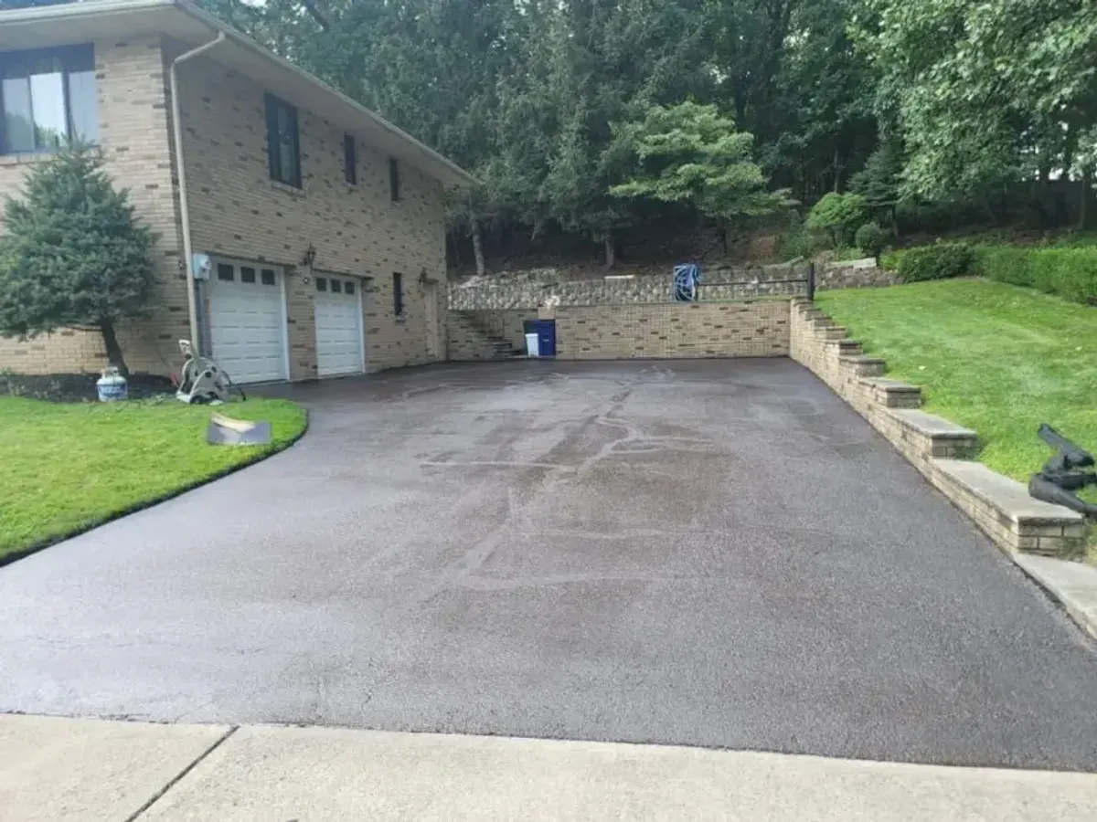 Sealcoating Company in NJ | Extend the Life of Your Asphalt - Close-Up - MAC Paving and Sealcoating